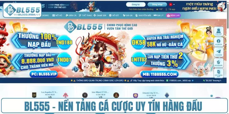 BL555 - Nền tảng cá cược uy tín hàng đầu Việt Nam 