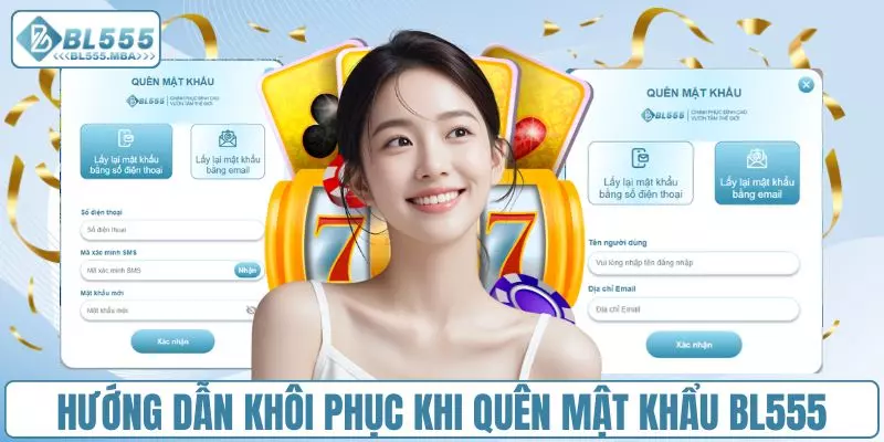 Hướng dẫn khôi phục khi quên mật khẩu BL555