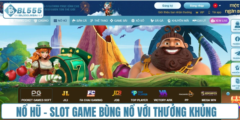 Nổ hũ – Slot game bùng nổ với phần thưởng cực khủng