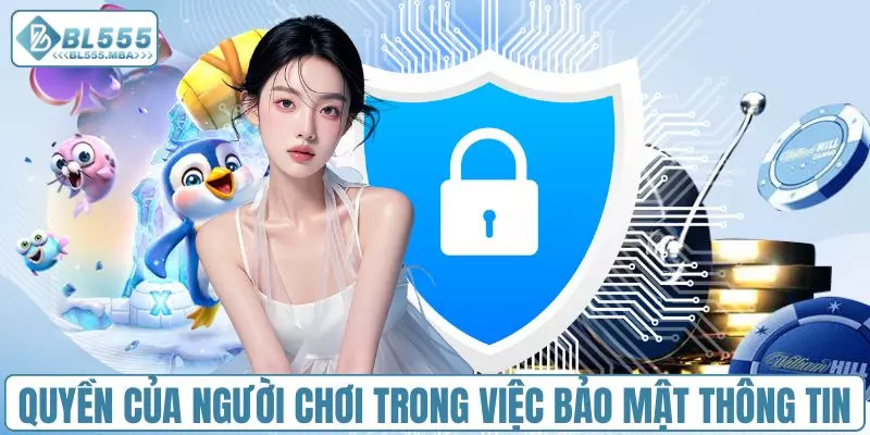 Quyền của người chơi BL555 trong việc bảo mật thông tin