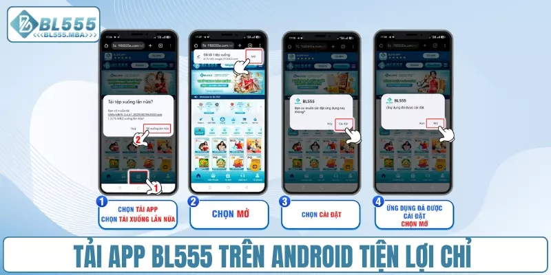 Tải app BL555 trên Android tiện lợi chỉ trong tích tắc